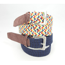 Elastic Braided Woven Belt of Metal Buckle